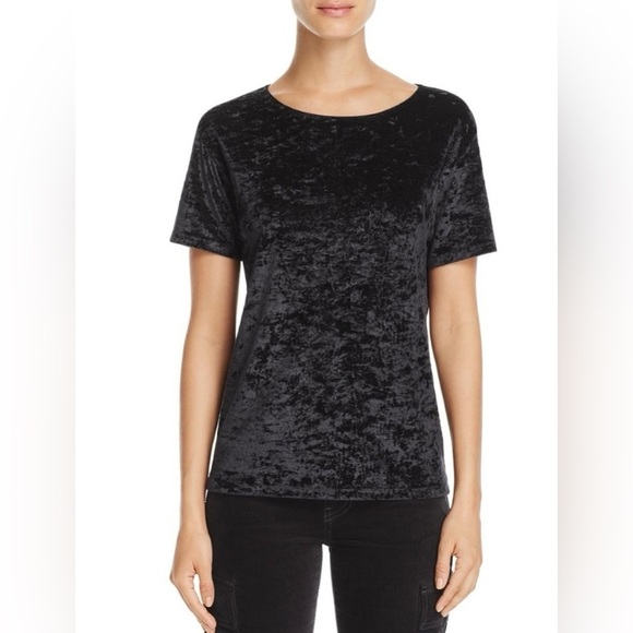 Vince Tops - Vince Black Chic Velvet Top Size Medium